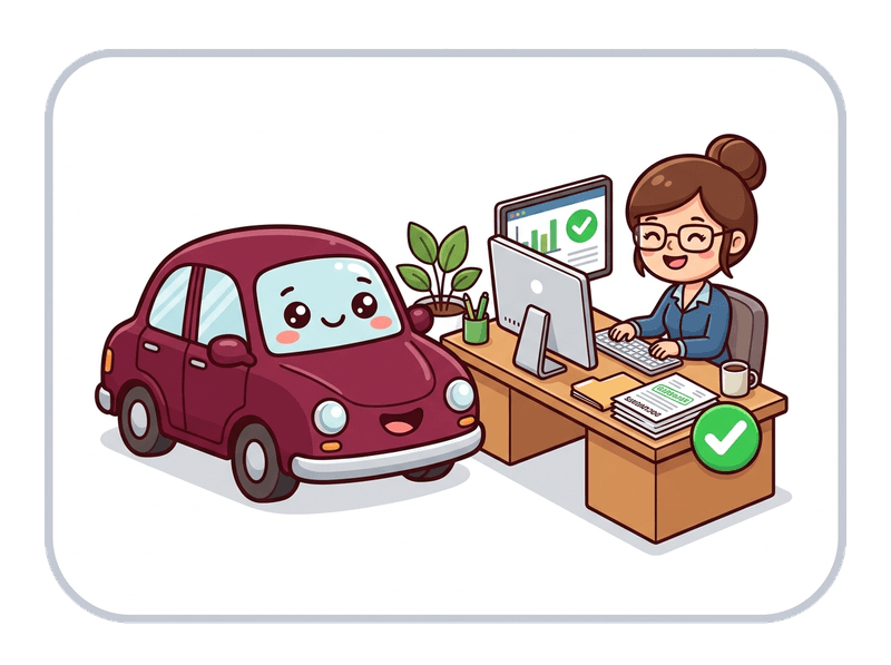 DVLA Notification service illustration